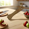 Frying pan with pure electric wood handle